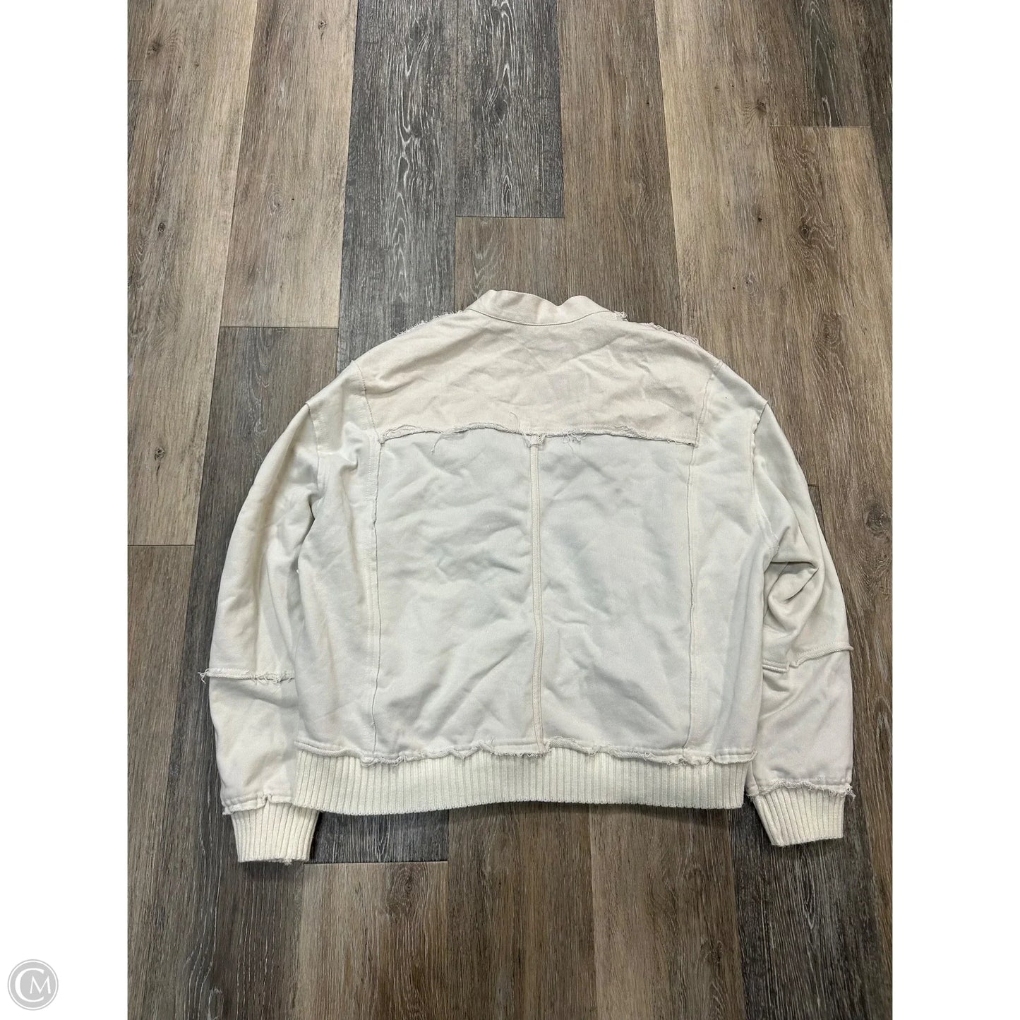 Jacket Shirt By Listicle In Cream, Size: S