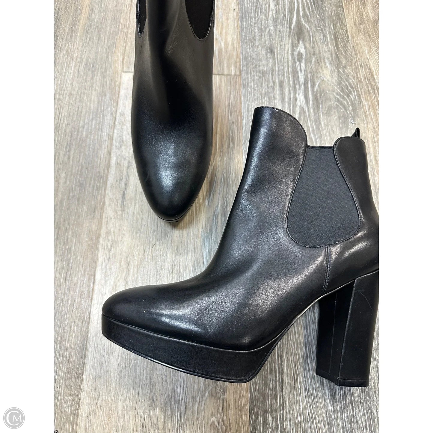 Boots Ankle Heels By Cole-haan In Black, Size: 9