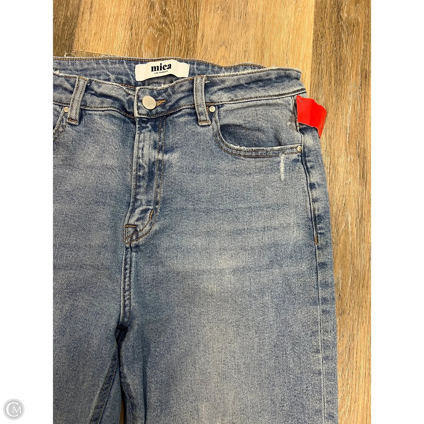 Jeans Straight By Micas In Blue Denim, Size: 10/30