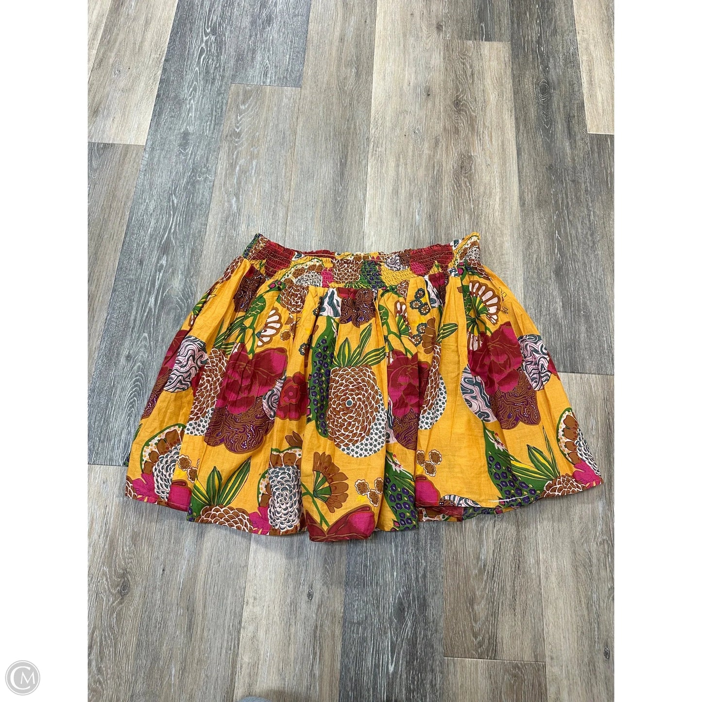 Skirt Mini & Short By Let Me Be In Floral Print, Size: Xl