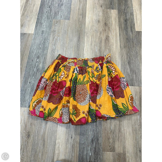 Skirt Mini & Short By Let Me Be In Floral Print, Size: Xl