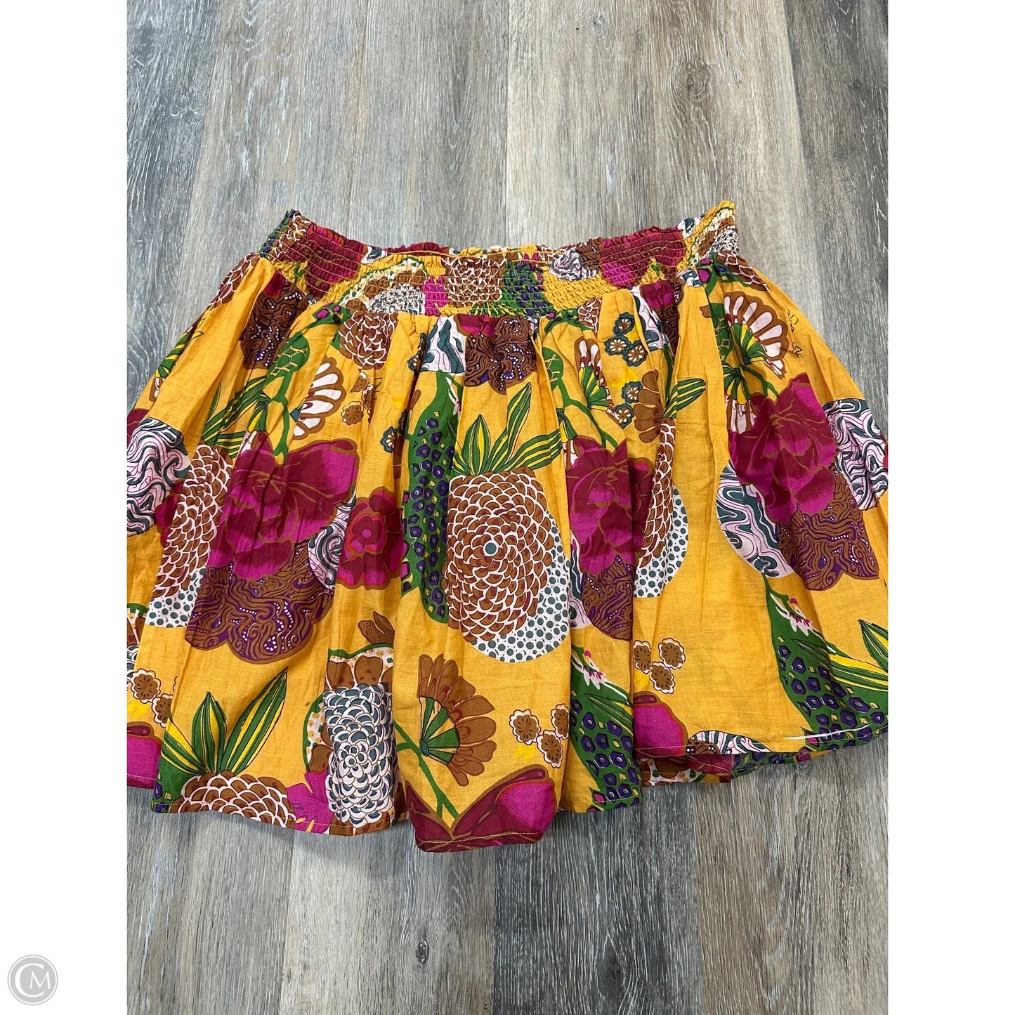 Skirt Mini & Short By Let Me Be In Floral Print, Size: Xl