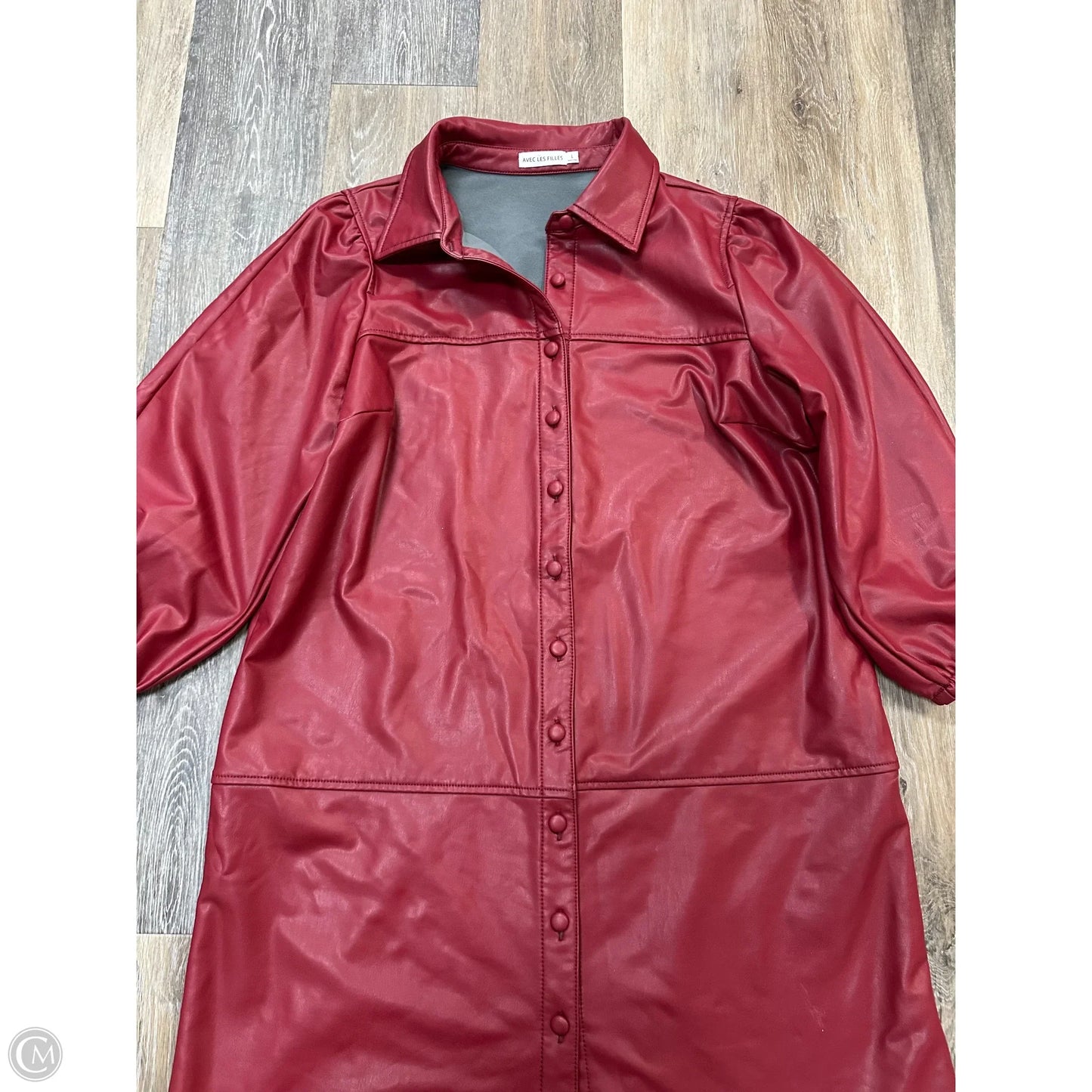 Dress Casual Short By Avec Les Filles In Red, Size: L