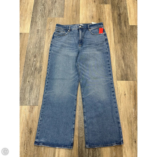 Jeans Wide Leg By Loft In Blue Denim, Size: 12P