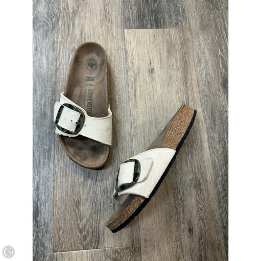 Sandals Flats By Birkenstock In Tan, Size: 7.5