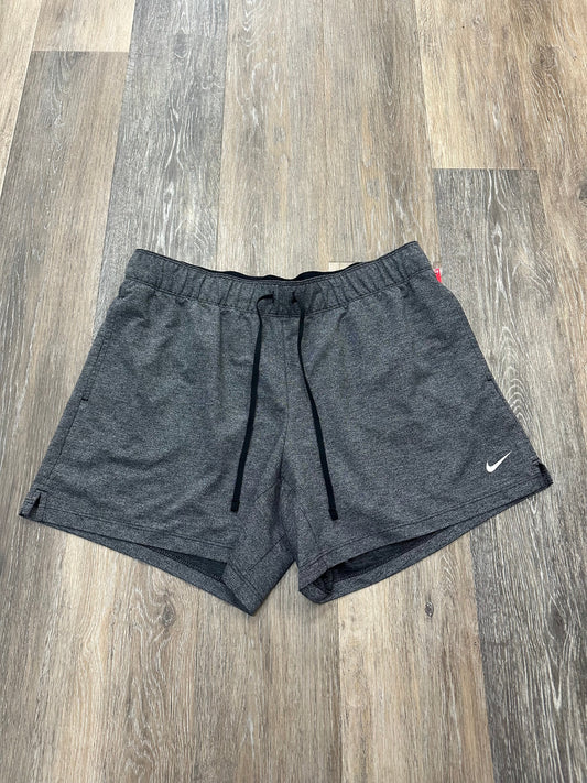 Grey Athletic Shorts Nike Apparel, Size L