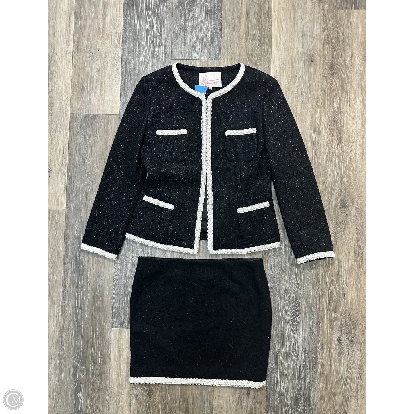 Skirt Set 2pc By Dabuwawa In Black, Size: M