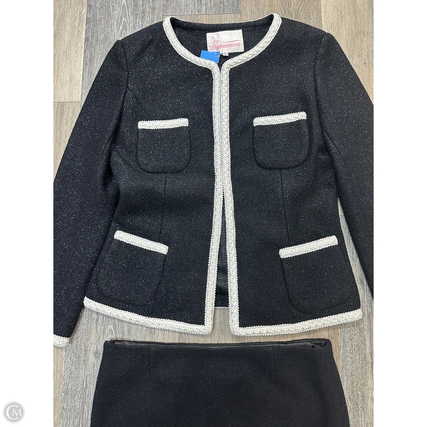 Skirt Set 2pc By Dabuwawa In Black, Size: M