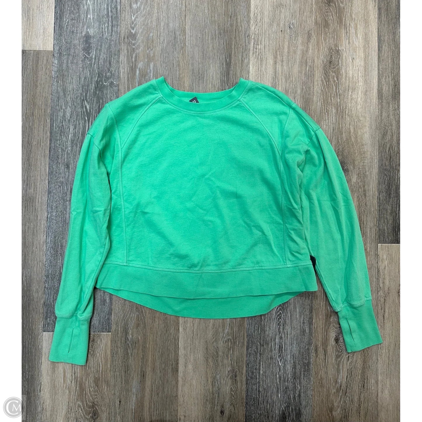 Athletic Top Long Sleeve Crewneck By Sweaty Betty In Green, Size: S