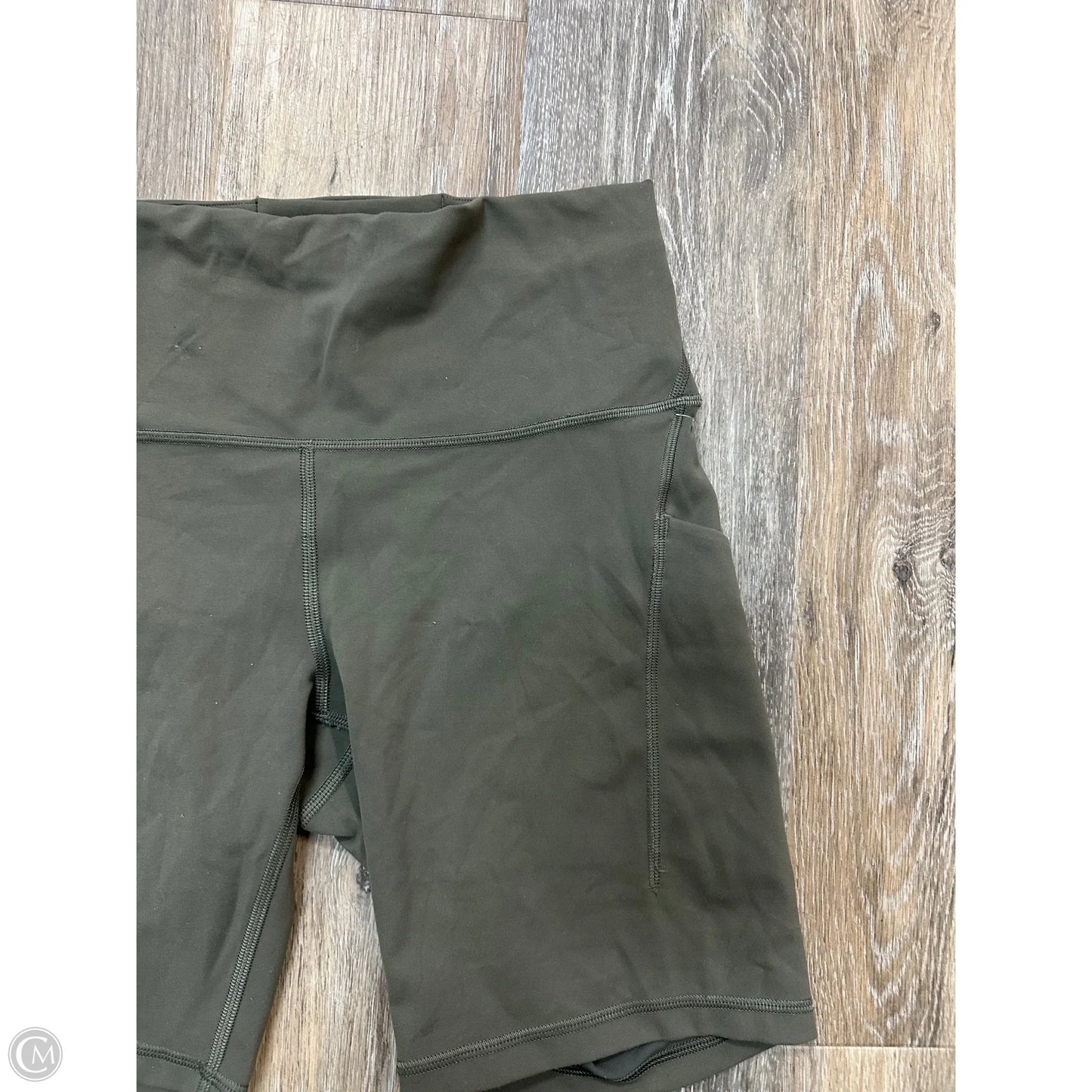Athletic Shorts By Lululemon In Green, Size: 10