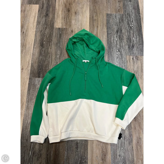 Sweatshirt Hoodie By Z Supply In Green, Size: M