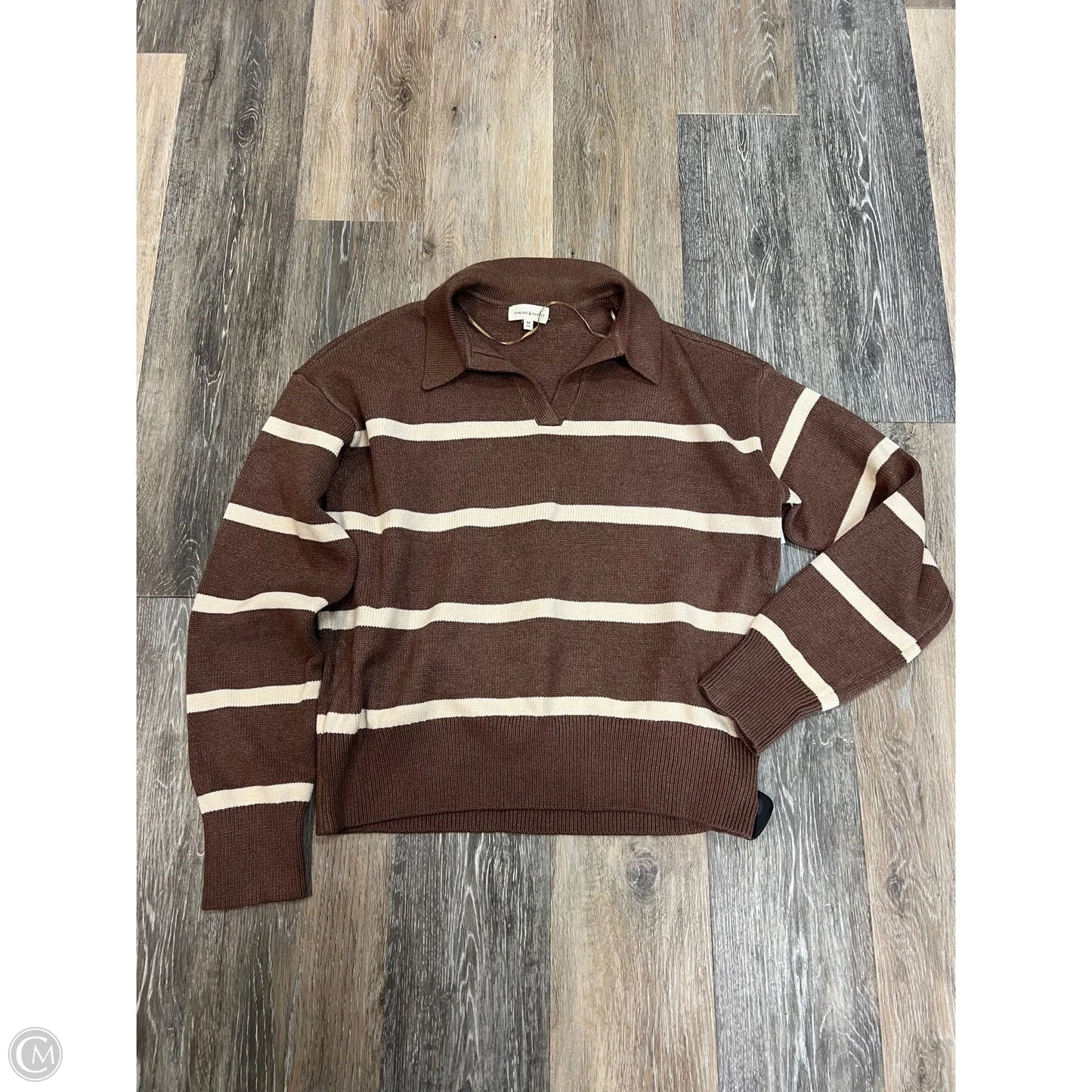 Sweater By Thread And Supply In Brown, Size: M