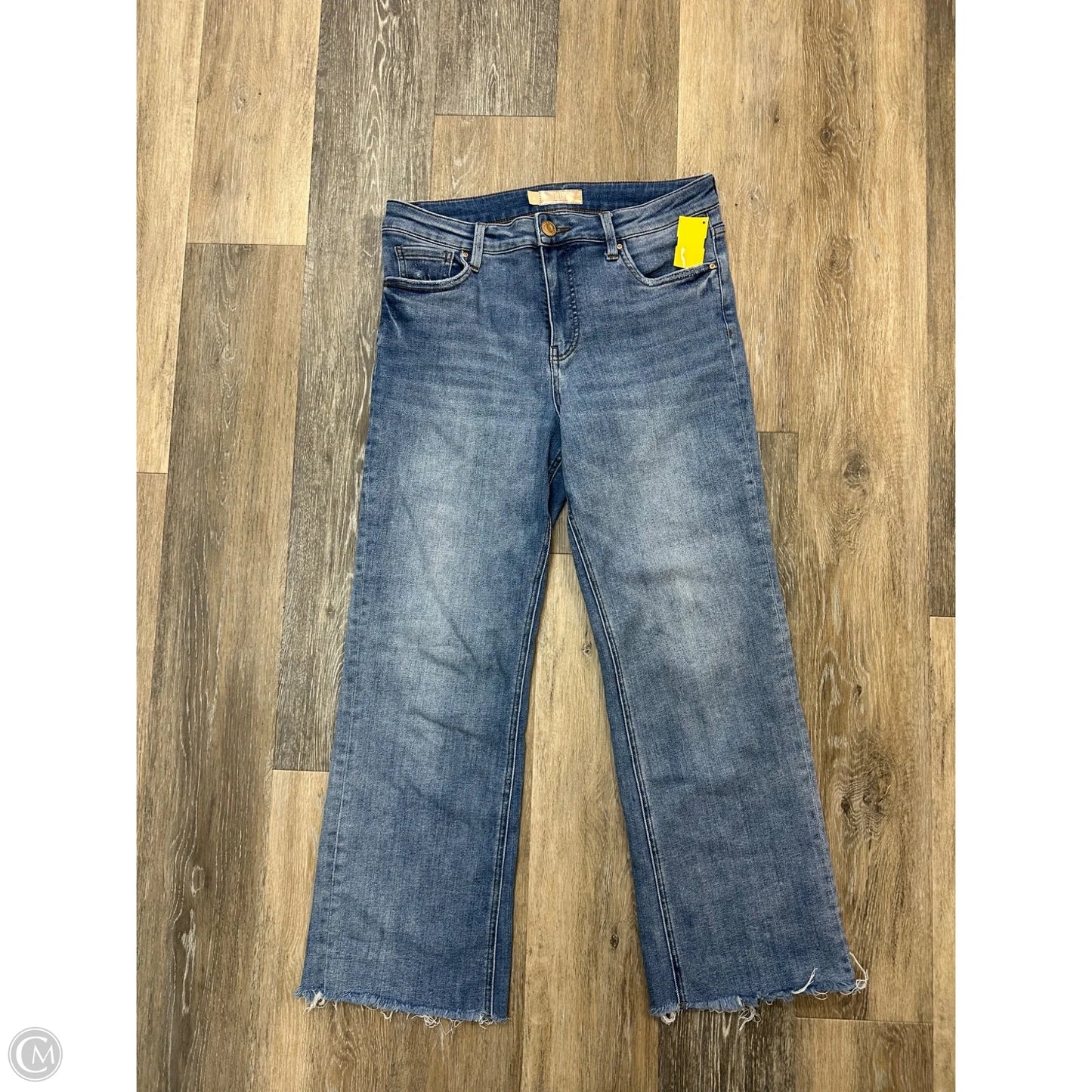 Jeans Straight By Kut In Blue Denim, Size: 8