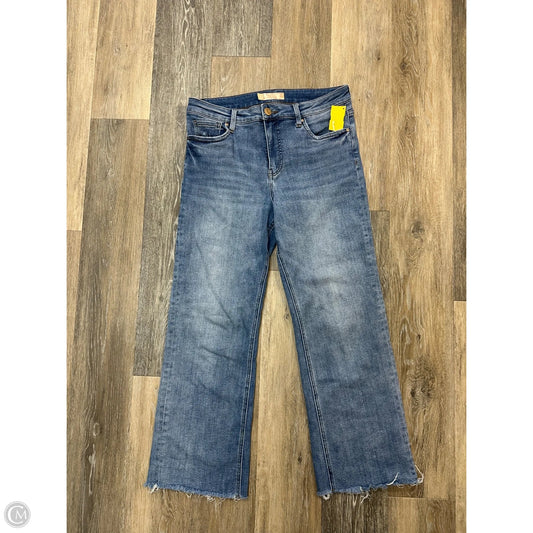Jeans Straight By Kut In Blue Denim, Size: 8