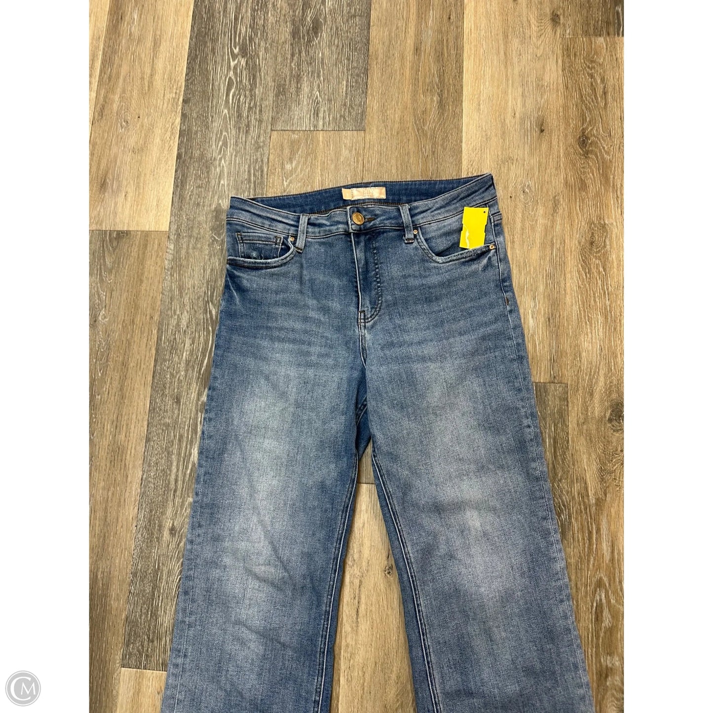 Jeans Straight By Kut In Blue Denim, Size: 8