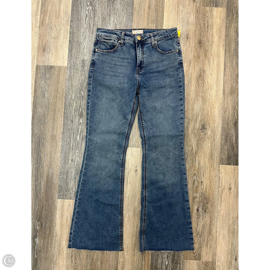 Jeans Straight By Kut In Blue Denim, Size: 8