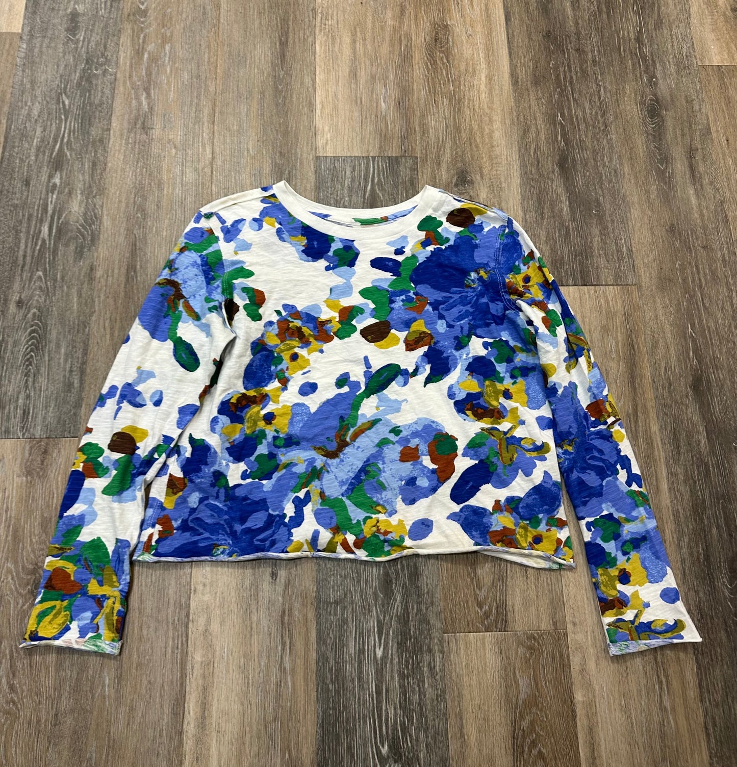 Top Long Sleeve By Maeve In Multi-colored, Size: M