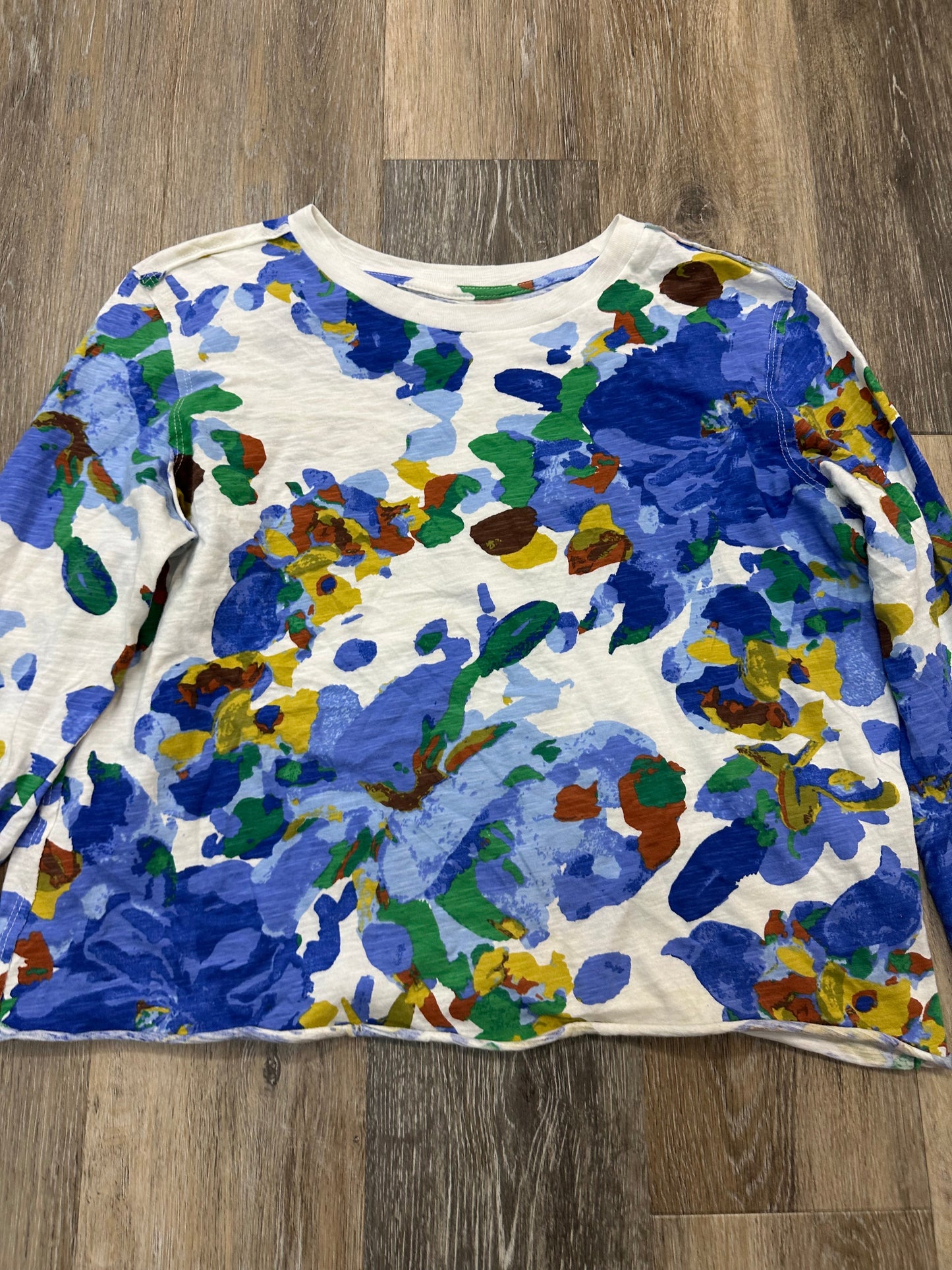 Top Long Sleeve By Maeve In Multi-colored, Size: M