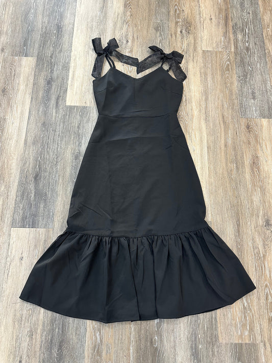 Dress Party Midi By Lulus In Black, Size: S