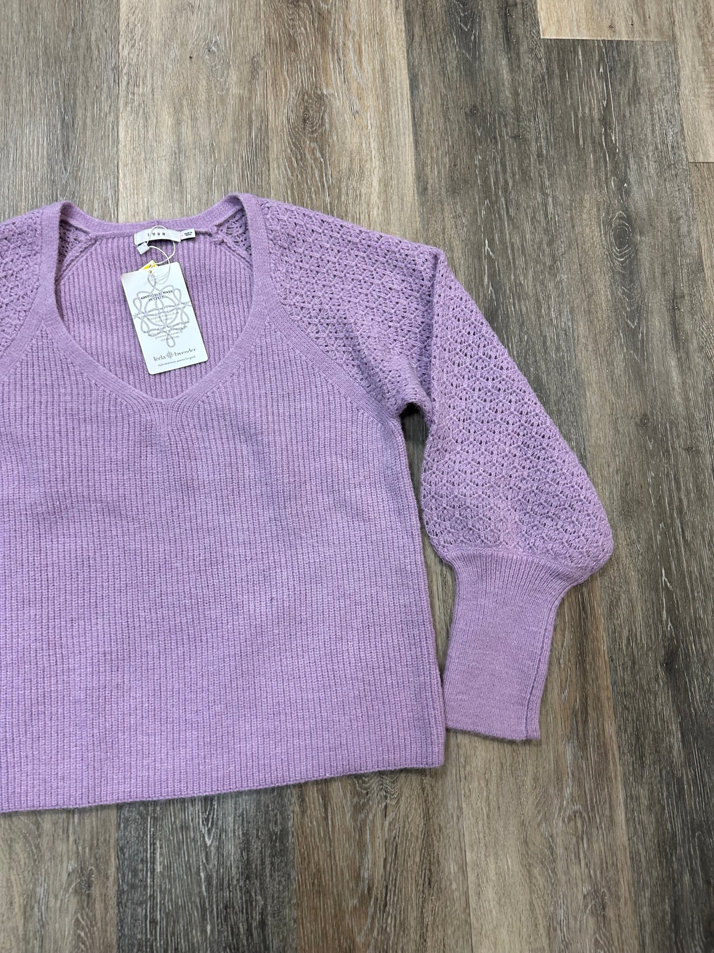 Sweater By Lush In Purple, Size: L