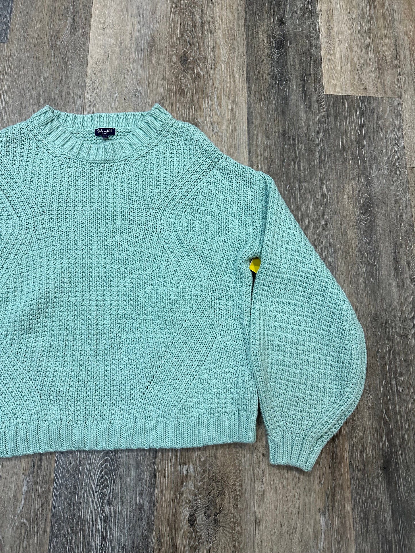 Sweater By Splendid In Green, Size: S