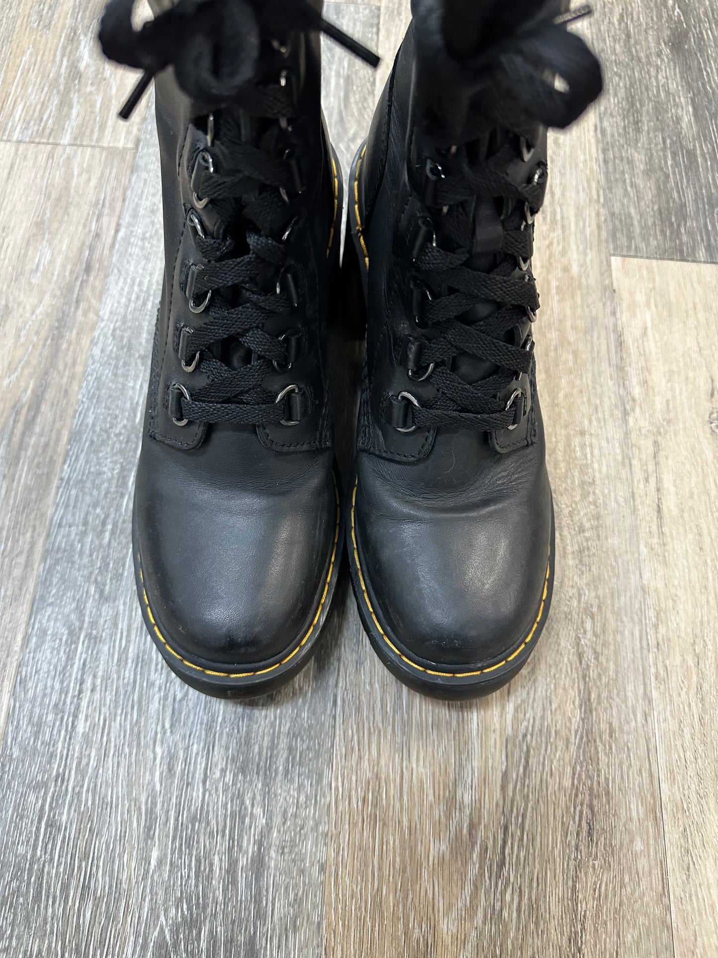 Boots Ankle Heels By Dr Martens In Black, Size: 9