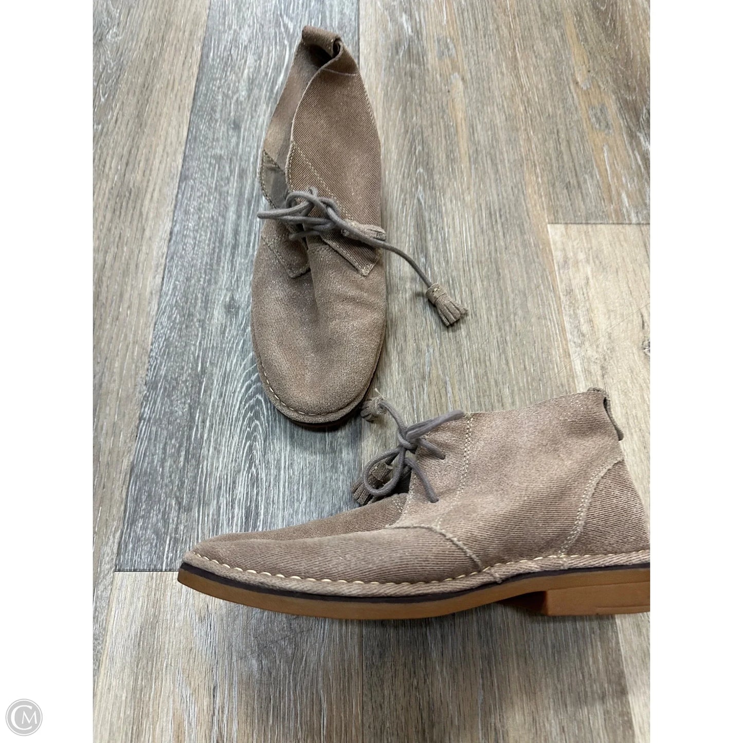 Boots Ankle Flats By Hush Puppies In Tan, Size: 7.5