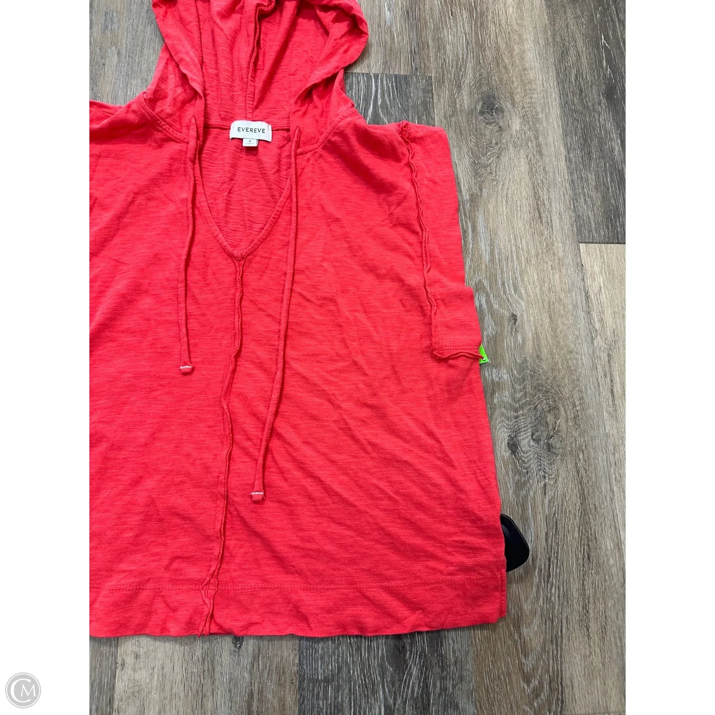 Top Short Sleeve By Evereve In Red, Size: S