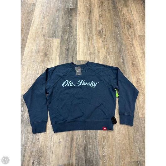 Sweatshirt Crewneck By Ole Smoky In Blue, Size: S