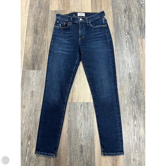 Jeans Skinny By Agolde In Blue Denim, Size: 0/24