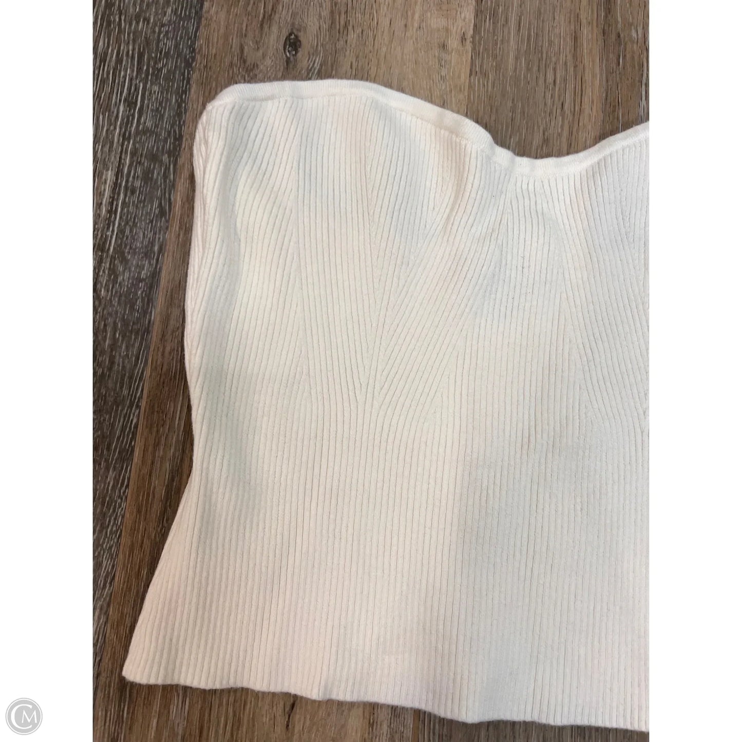 Top Sleeveless By Banana Republic In White, Size: M