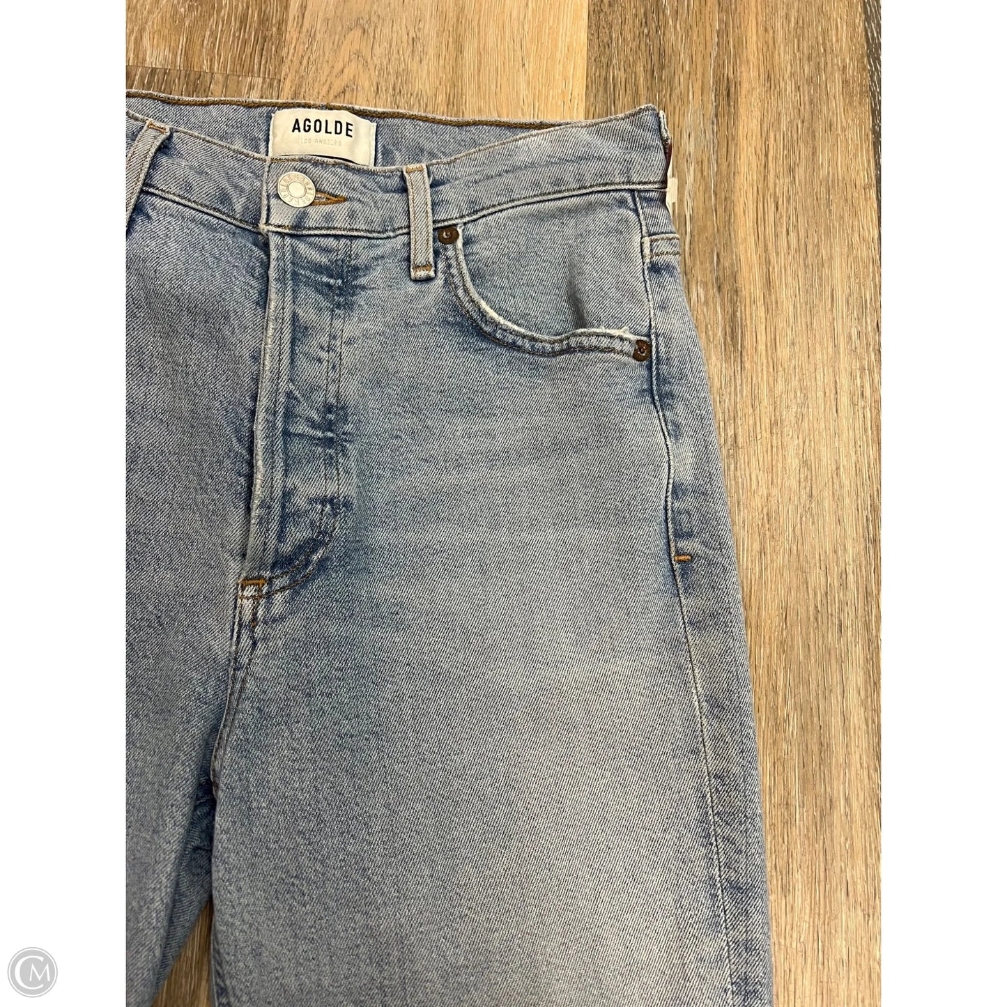 Jeans Skinny By Agolde In Blue Denim, Size: 2/26