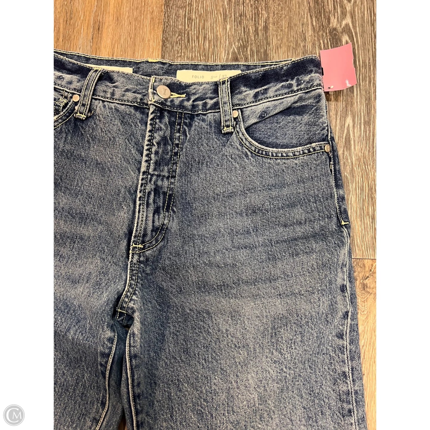 Jeans Straight By Pilcro In Blue Denim, Size: 4