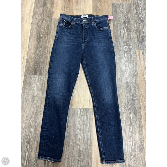 Jeans Skinny By Agolde In Blue Denim, Size: 2/26