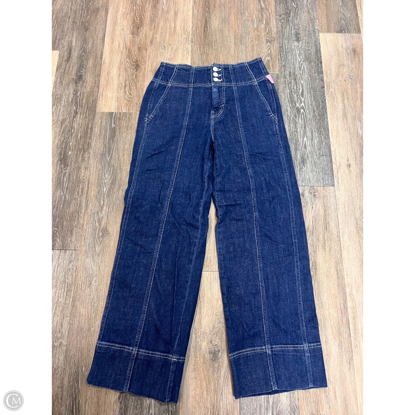 Jeans Wide Leg By Pilcro In Blue Denim, Size: 2