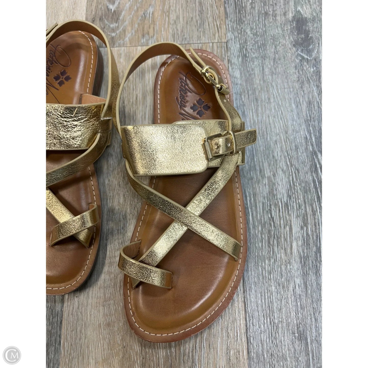 Sandals Designer By Patricia Nash In Tan, Size: 8