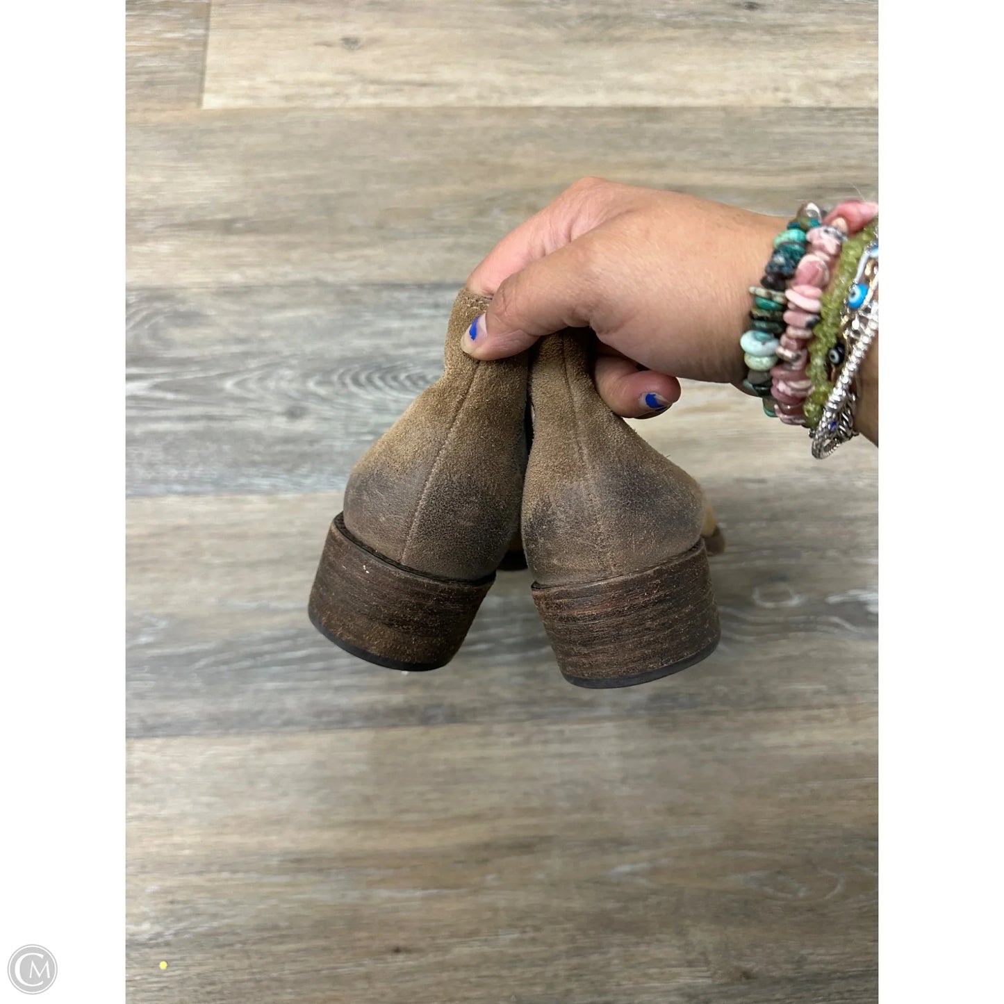 Boots Designer By All Saints In Brown, Size: 7.5