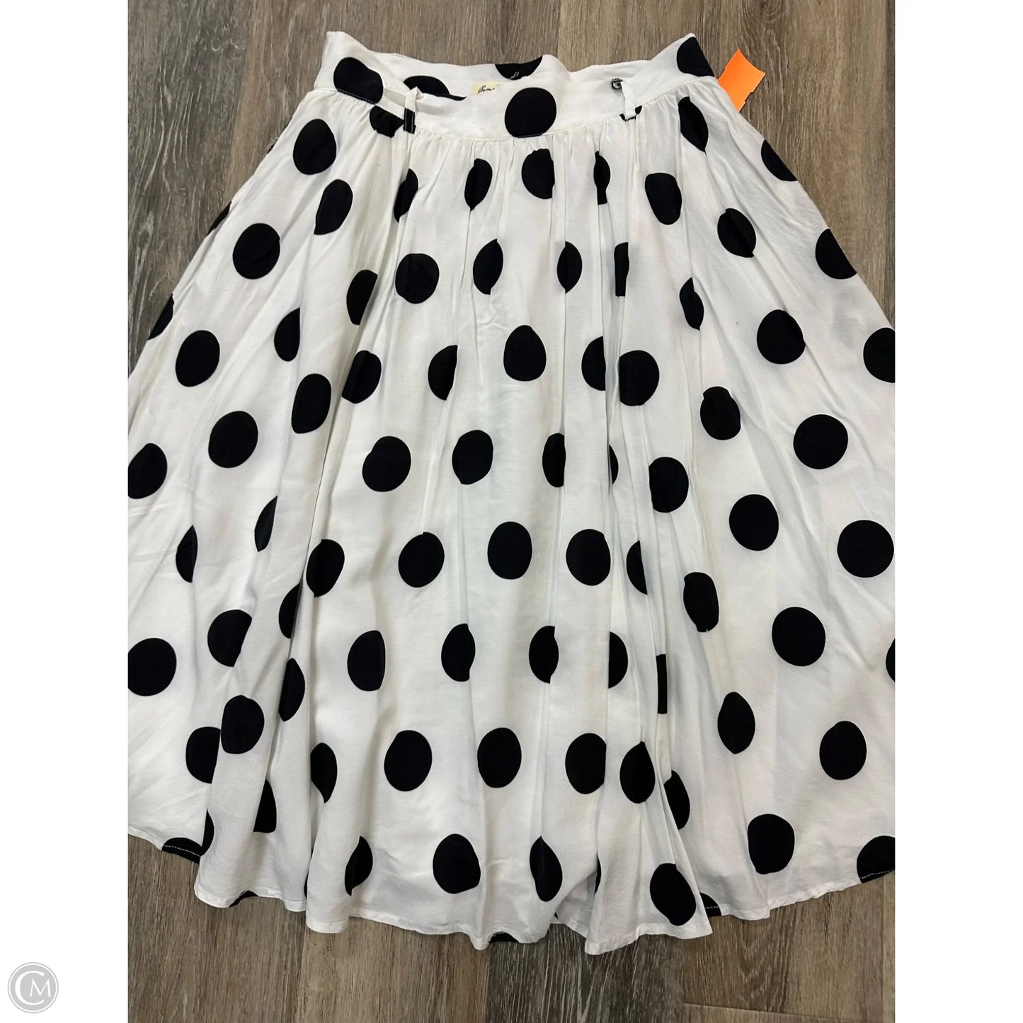 Skirt Maxi By Commie Toi In Polkadot Pattern, Size: L