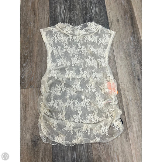 Tank Top By Free People In Cream, Size: L