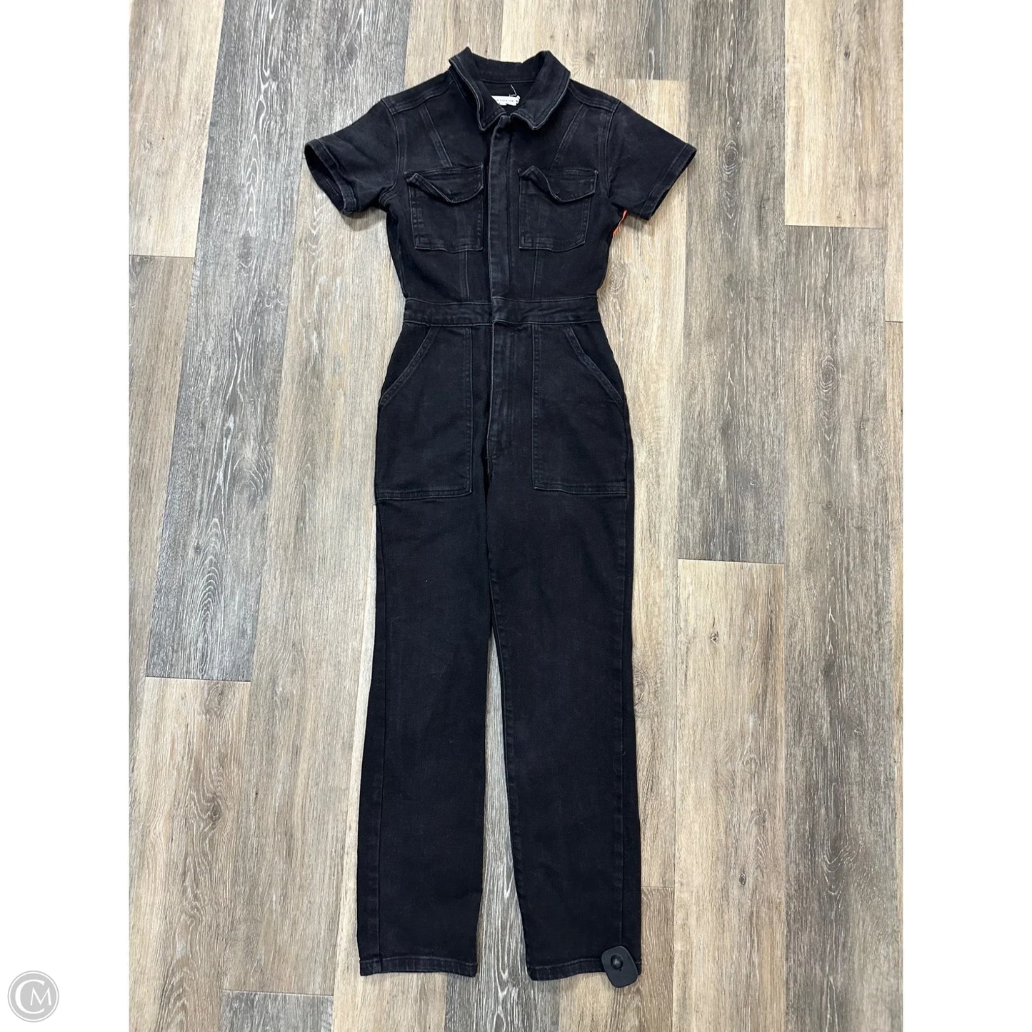 Jumpsuit By Good American In Black Denim, Size: S