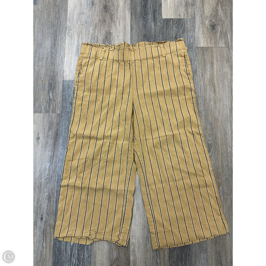 Capris By J. Jill In Yellow, Size: Xl