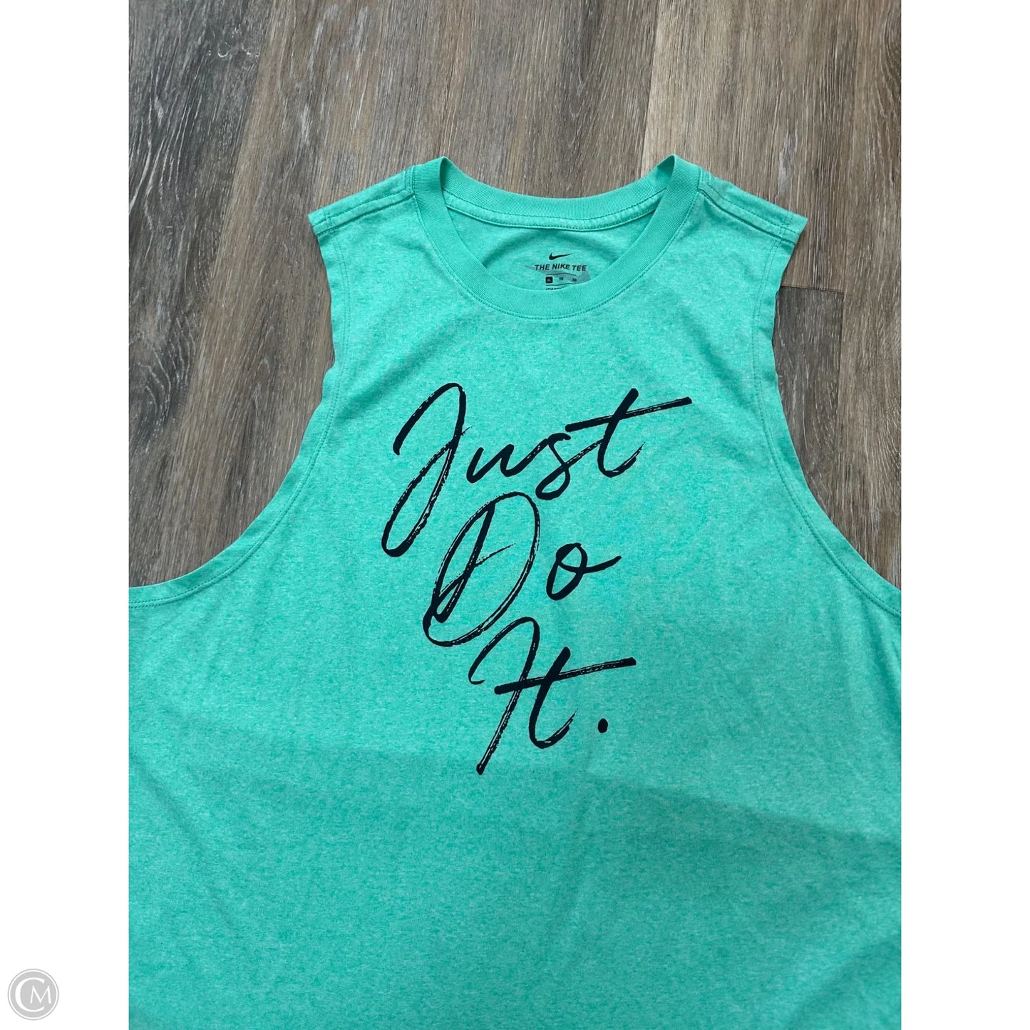 Athletic Tank Top By Nike In Green, Size: Xl