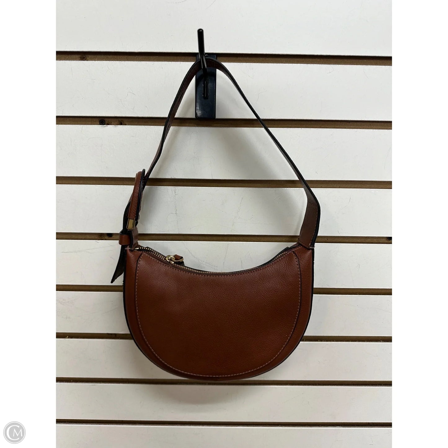 Handbag Leather By Fossil, Size: Small