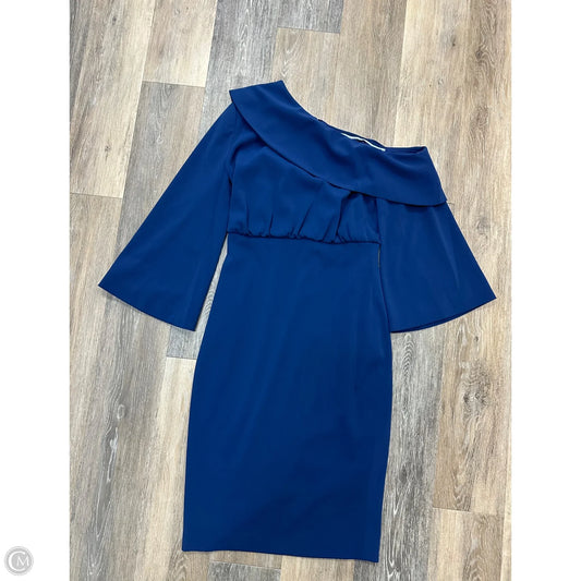 Dress Party Midi By Badgley Mischka In Blue, Size: 4