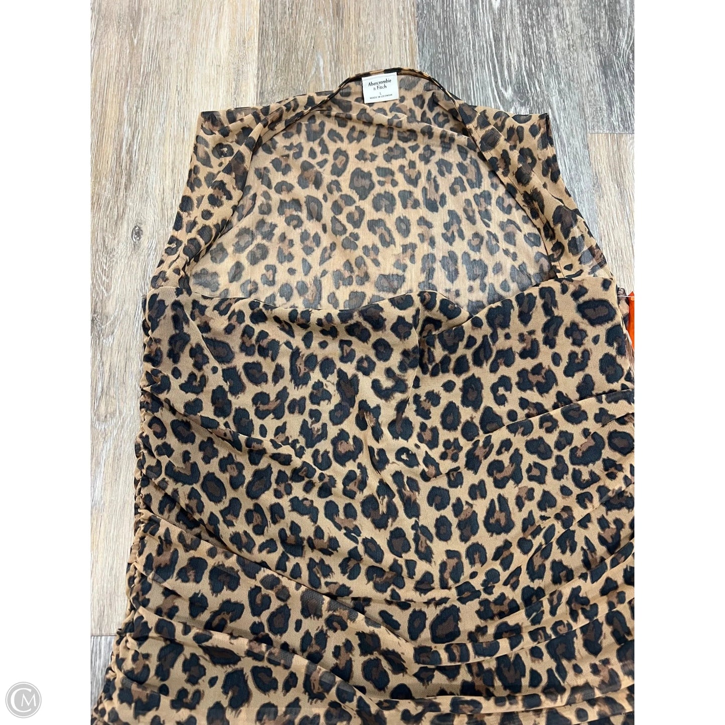 Tank Top By Abercrombie And Fitch In Animal Print, Size: L
