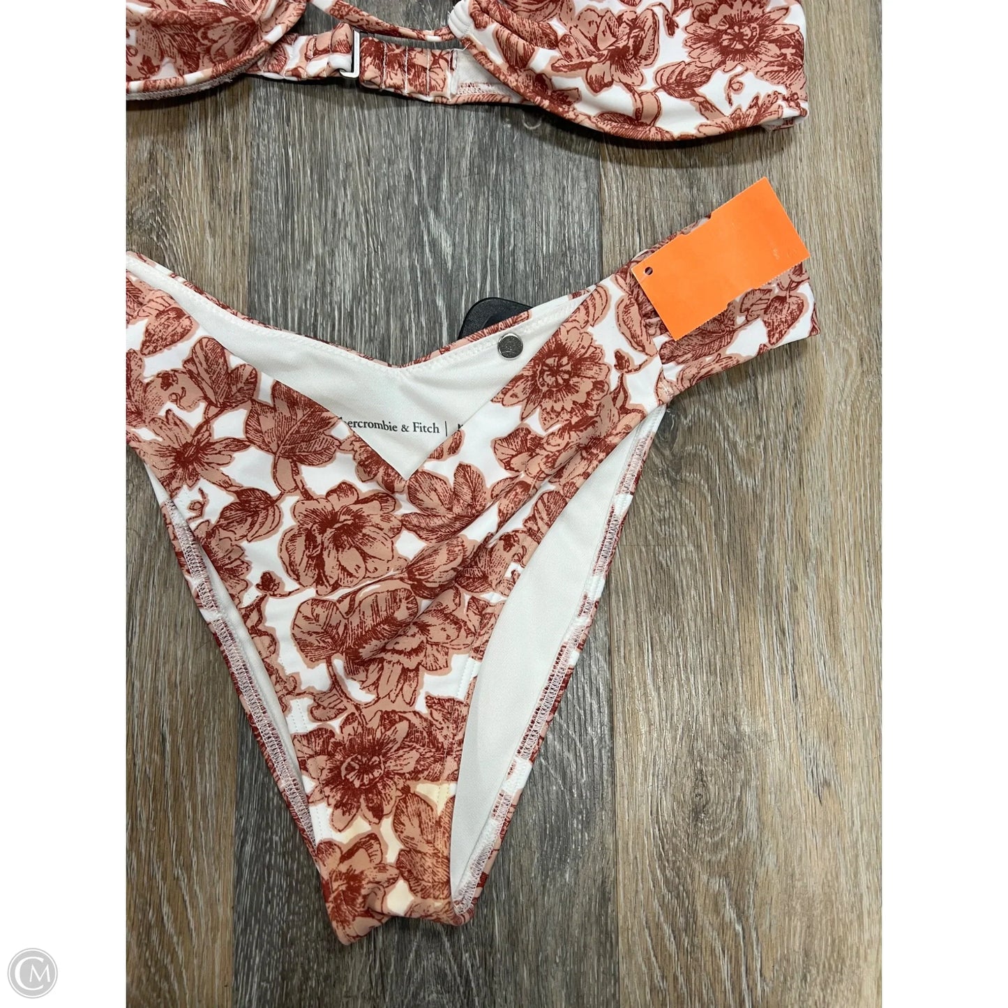 Swimsuit 2pc By Abercrombie And Fitch In Floral Print, Size: M