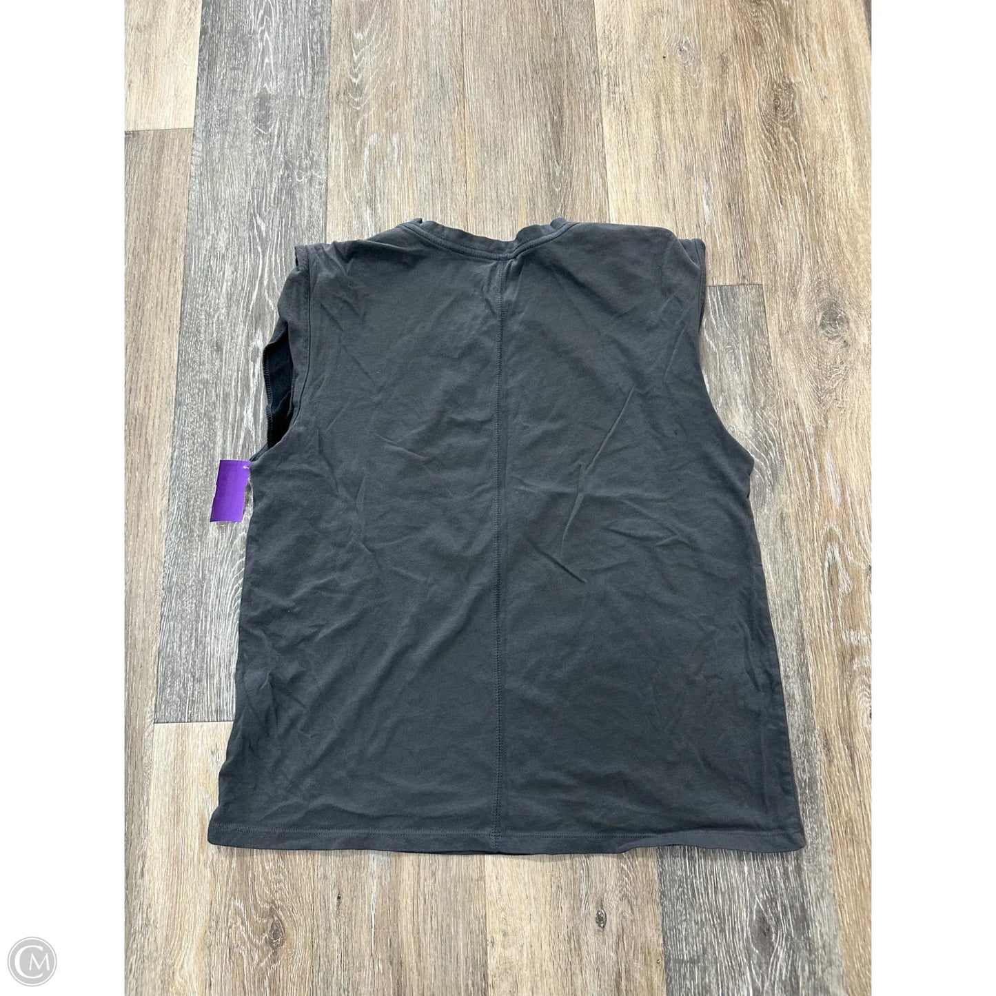 Top Short Sleeve By Abercrombie And Fitch In Grey, Size: M