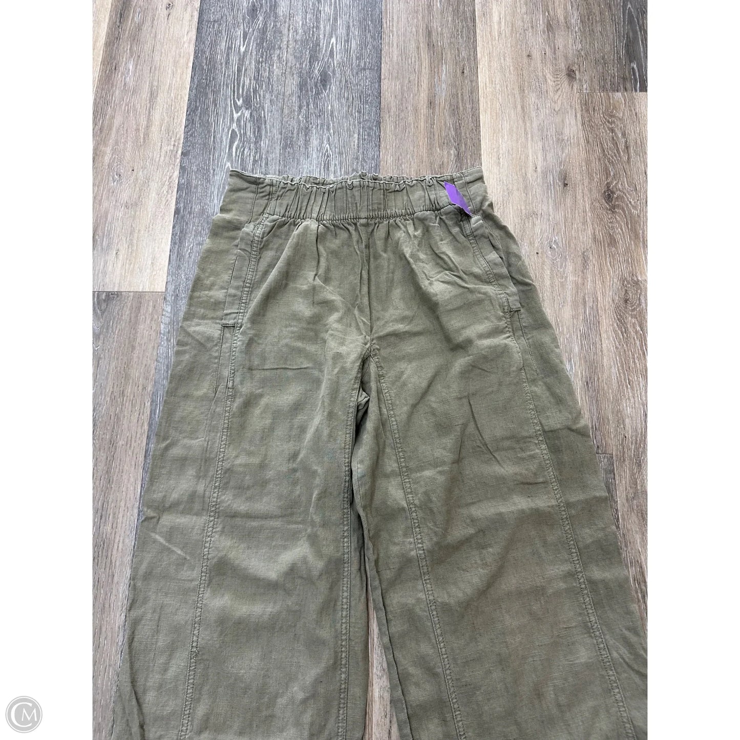 Pants Linen By Free People In Green, Size: S