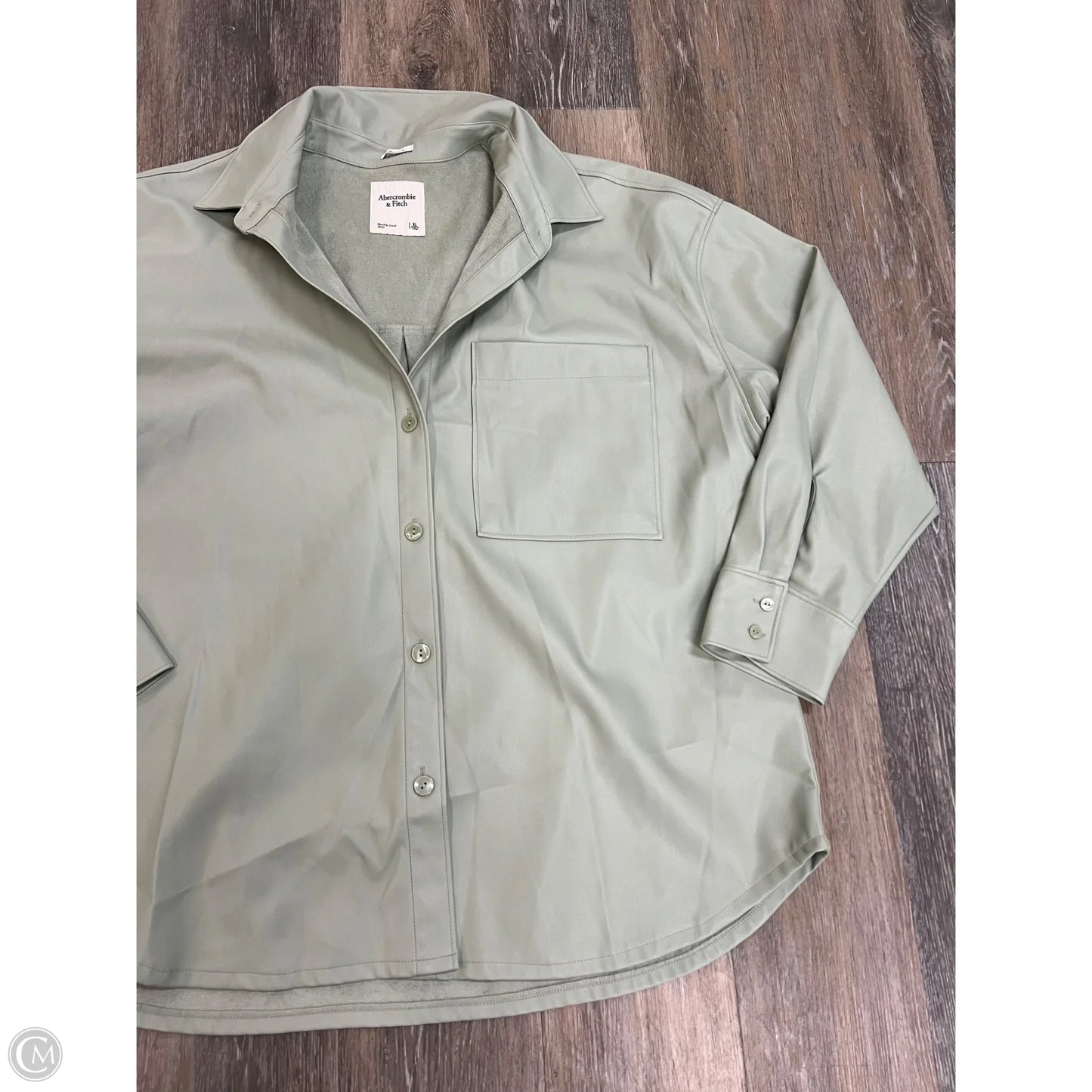 -Jacket Other By Abercrombie And Fitch In Green, Size: Xl