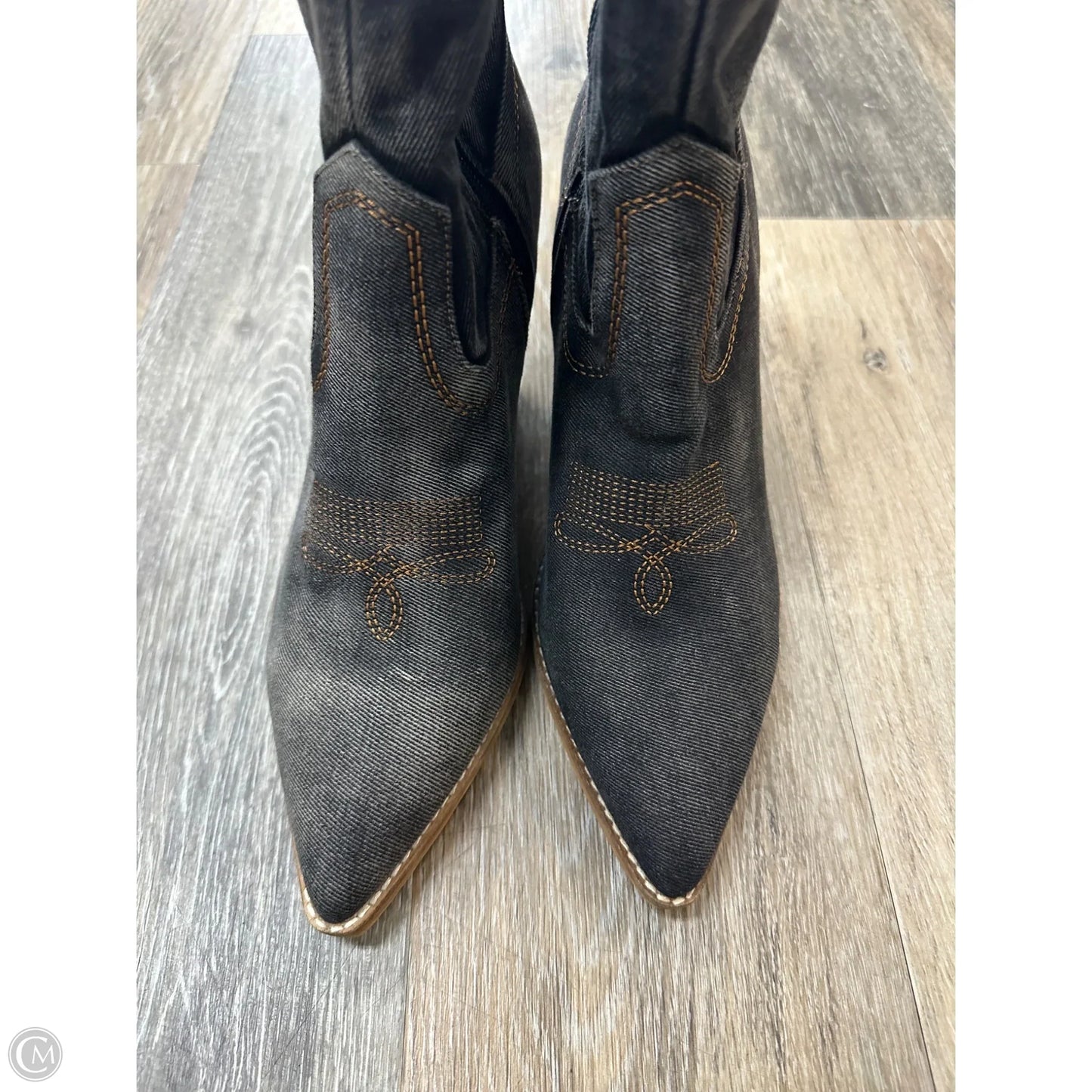 Boots Ankle Heels By Hey Girl In Black, Size: 10